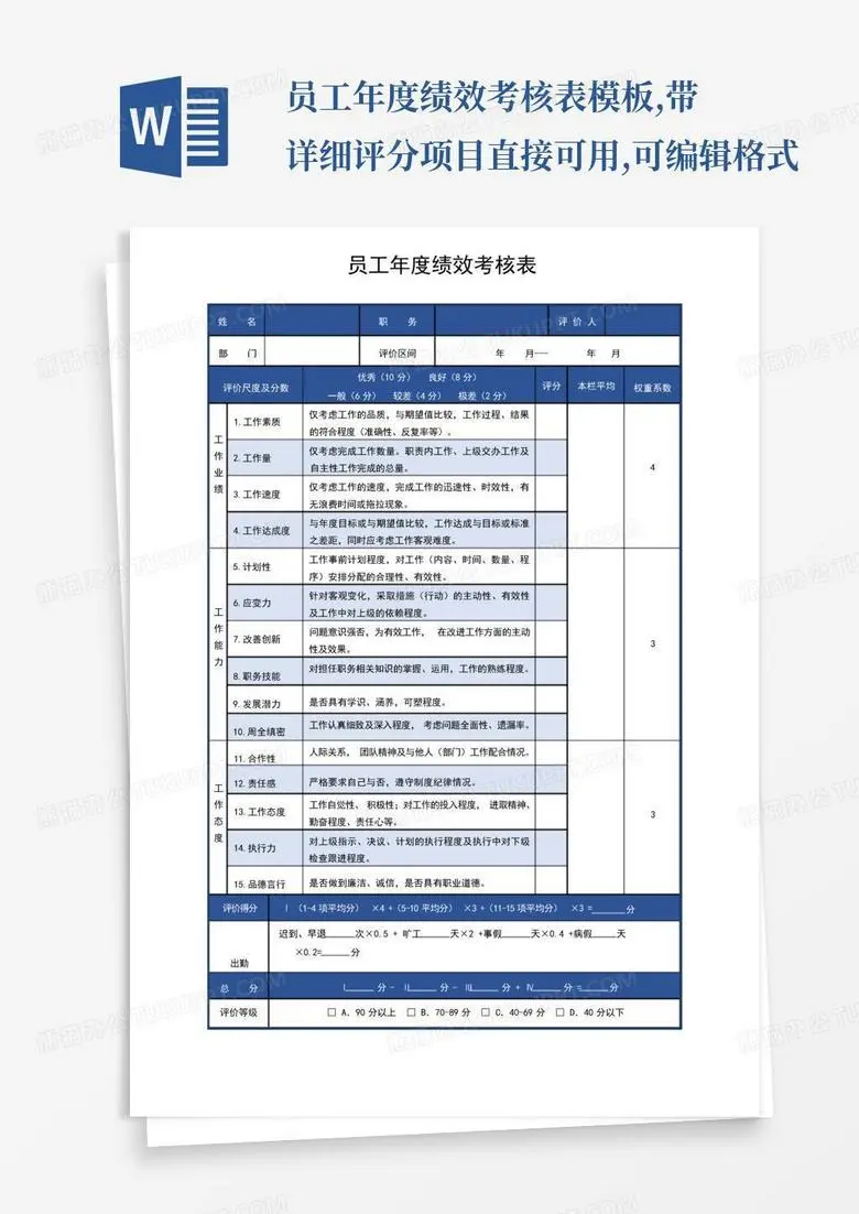 绩效考核